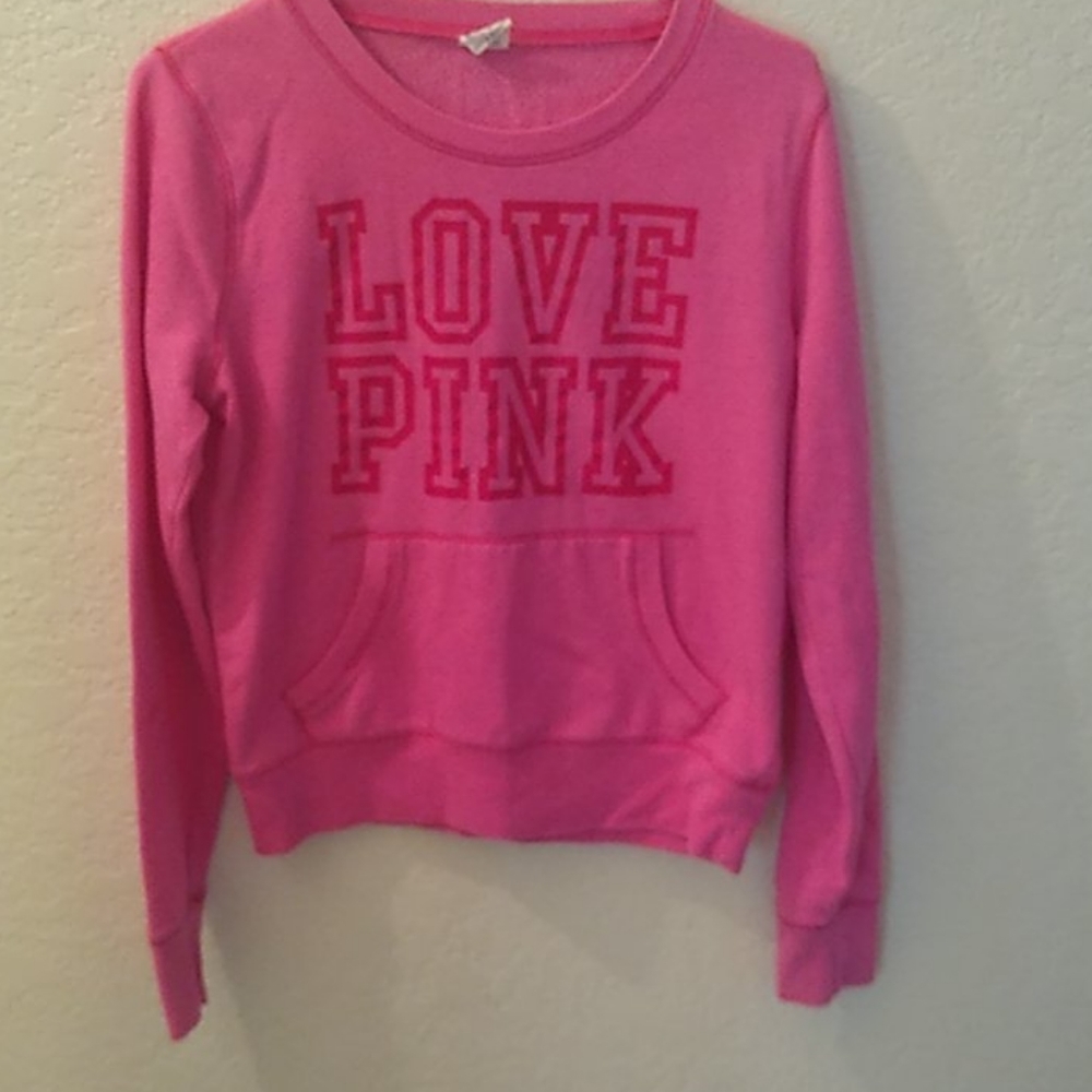 Pink Victoria's Secret Pullover Sweatshirt